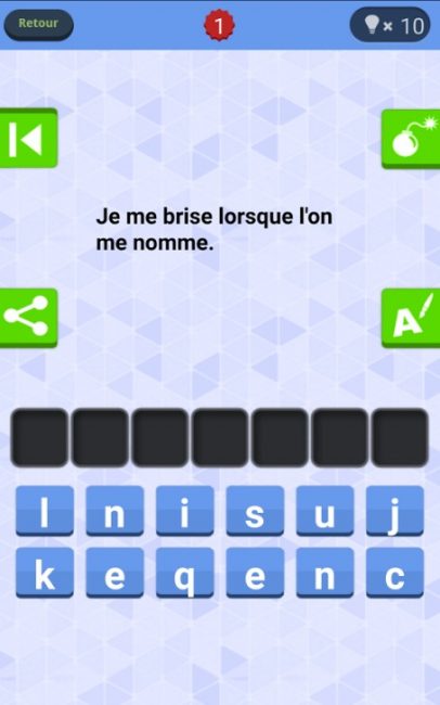 La Boîte à énigmes Android Solution Solution complète Devine moi (Android & iOS)