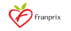 logo coeur fruit pomme lettre F