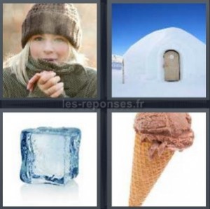4 images 1 mot froid glace iglou
