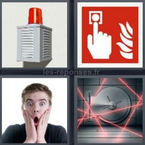 4 images 1 mot réponse alarme