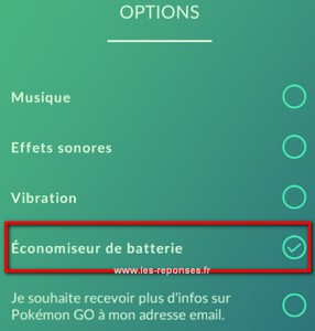 économiseur de batterie