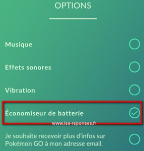 économiseur de batterie