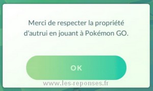 boite de dialogue respecter propriété autrui