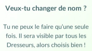 changer de nom nouveauté