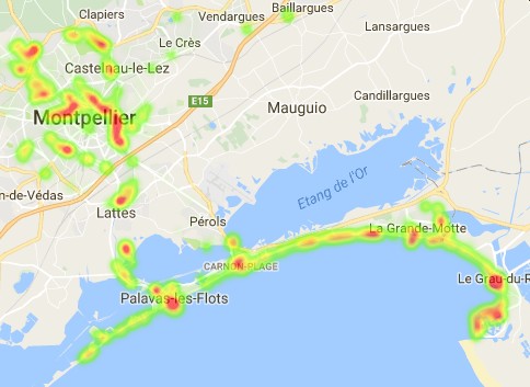 heatmap montpellier