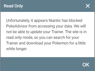 c'est la fin de pokeadvisor