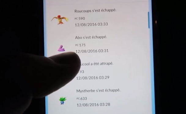 tous les pokemon s'échappent, pourquoi ?