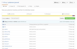 pokemon journal github