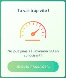 tu vas trop vite pokemon go