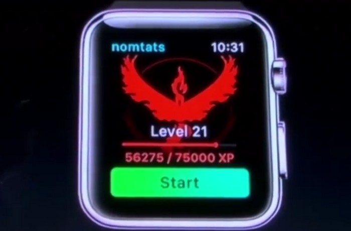 apple watch pokemon go