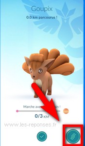 bouton changer copain pokemon go