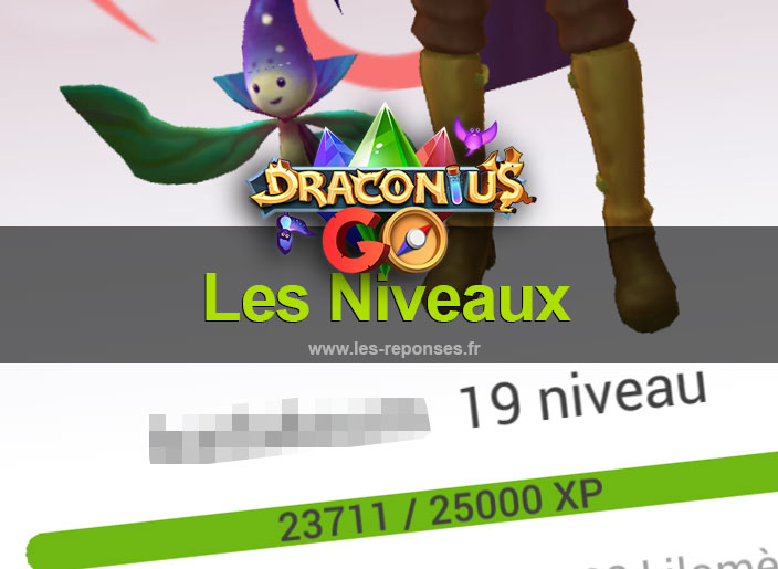 liste des niveaux dans Draconius Go