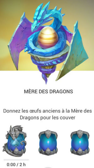 Mère des dragons : cocon