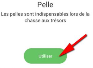 utiliser une pelle