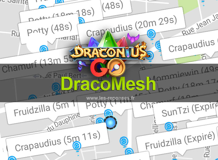 dracomesh : radar android pour Draconius Go