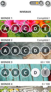 Jardin des mots, capture d'image