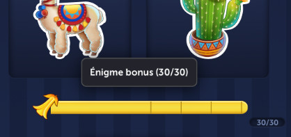 enigme bonus accès bug