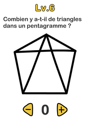 solution niveau 6 de Brain Out