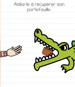 brain test niveau 103 crocodile