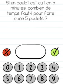 niveau 122 brain test poulet