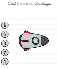 brain test niveau 171 fusée solution