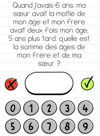 brain test niveau 182 solution âge