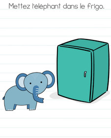 brain test niveau 3 solution frigo elephant