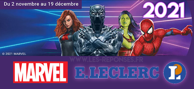 carte marvel leclerc 2021 echanges