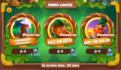 carte st patrick saison coin master 2022