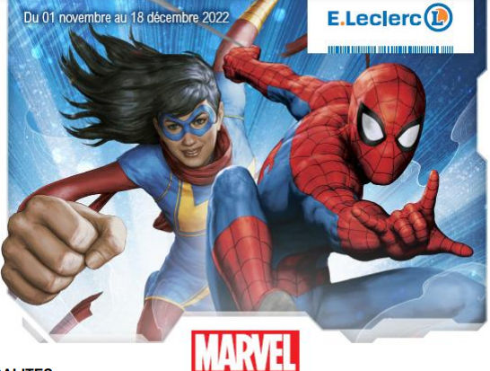 Carte Leclerc Marvel 2022 Pars En Mission au choix